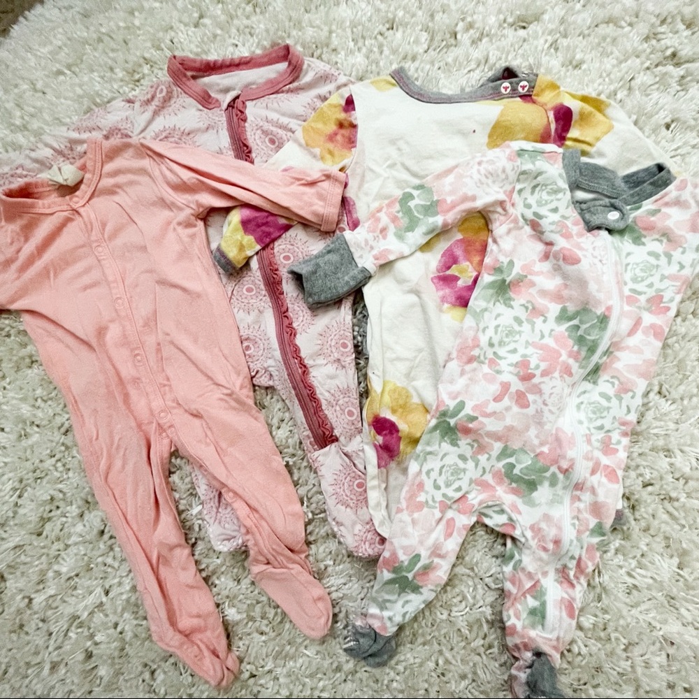 Baby Girl Sleepers Bundle